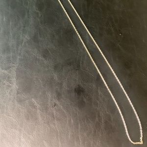 Sterling silver chain necklace